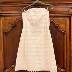 Lily Pulitzer White Lace shift dress-size 8